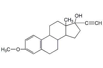 炔雌醇甲醚結(jié)構(gòu)式